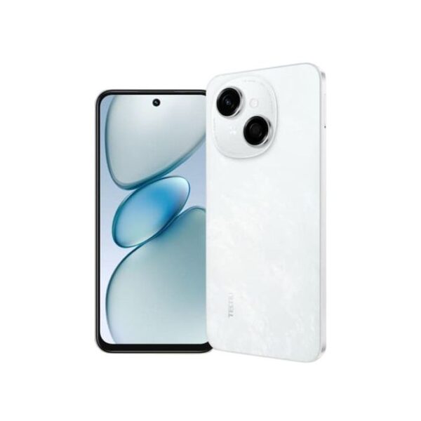 Tecno Pop 9 - 6.67" (128GB/3+3GB) 4G Dual SIM, 5000mAh - White
