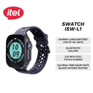 itel Edge R1 Pro Smart Watch ISW-043 – 1.43" AMOLED Display, IP68 Waterproof, Bluetooth Calling, Fast Charging