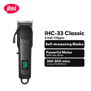 itel IHC-33 Classic 2-Hair Clipper IHC-33 Sharp Cut Digital Display