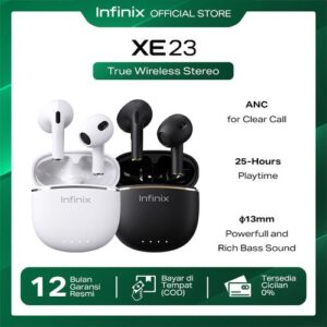 Infinix Buds Lite(XE23) with AI ENC, Dedicated App WeLife, Gaming Mode,13mm Drivers Bluetooth (Black, True Wireless)