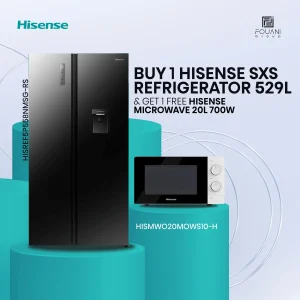 Hisense SxS Refrigerator 529L (RS5P558NMSG)