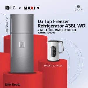LG Top Freezer Refrigerator 438L WD (GL-T502HLCL)