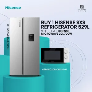 Hisense SxS Refrigerator 529L (RD5P558NMSN)