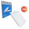 LED spotlight panel recessed square 18W