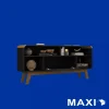 Maxi Lazuli TV Stand 136CM (Black Matte)