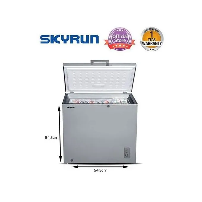 Skyrun 200L Chest Freezer BD-200A Grey