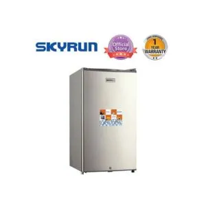 Skyrun 80 Litres Single Door Anti-rust Fridge (BCD-90J) - Silver