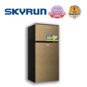 Skyrun 85 Litres Double Door Top Mount Fridge (BCD-108J) - Gold