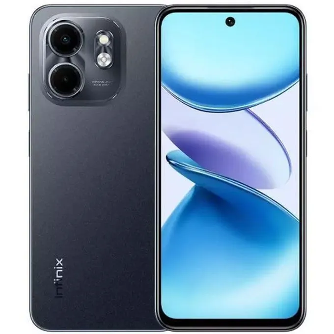 Infinix SMART 9 (128GB ROM + 3+3GB RAM) 4G 5000mAh - Black