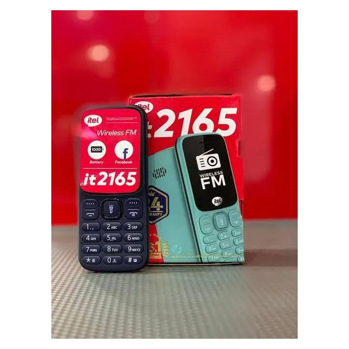 itel 2165, 1.77 Screen Wireless Fm, Torchlight Dual Sim-Black