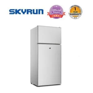 Skyrun 85 Litres Double Door Top Mount Fridge (BCD-108J) - Silver