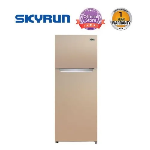 Skyrun 168-Litres Double Door Top Mount Fridge BCD-168M-Golden