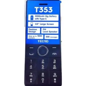 Tecno T353 Dual sim phone big battery 3000mah Large screen/Fm Radio