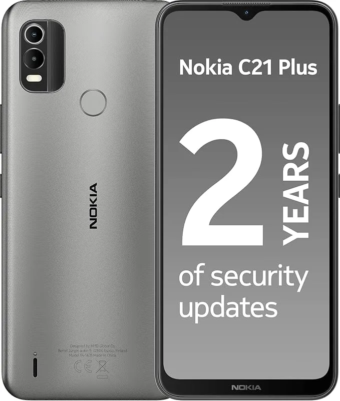 Nokia C21 Plus Smartphone with 6.5″ HD+ Display 64GB 2GB