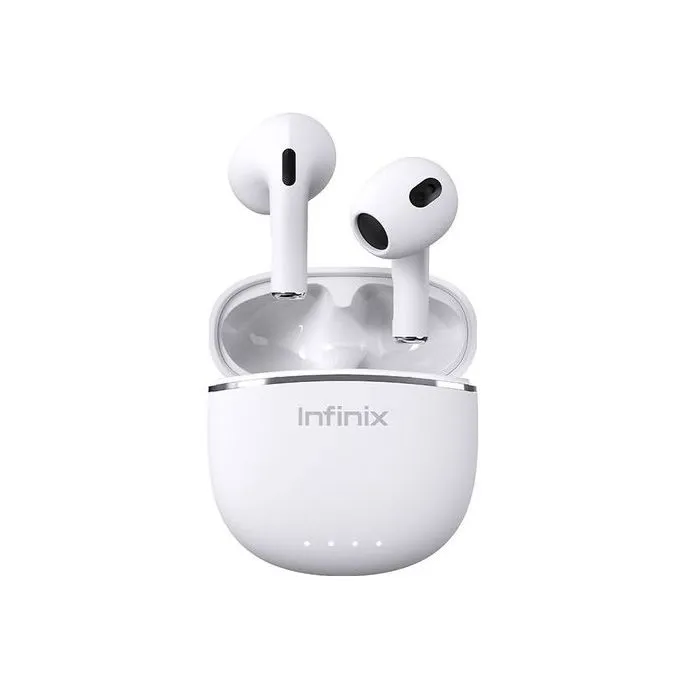 Infinix XE23 ENC Wireless Earbuds Powerful Sound Earphone White