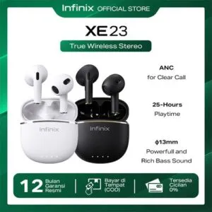 Infinix Buds Lite(XE23) with AI ENC, Dedicated App WeLife, Gaming Mode,13mm Drivers Bluetooth (Black, True Wireless)