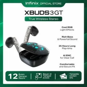 Infinix XBuds 3 GT XE30 TWS Earbuds - Black