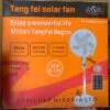 Teng Fei Teng-fei 18-inch solar rechargeable standing fan.